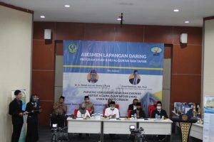 Jurusan Ilmu Al-Qur’an dan Tafsir Fakultas Ushuluddin, Adab dan Dakwah IAIN Syekh Nurjati Cirebon Melaksanakan Asesmen Lapangan Secara Daring