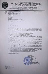 Pemberitahuan UAS Semester Genap Tahun Akademik 2017/2018