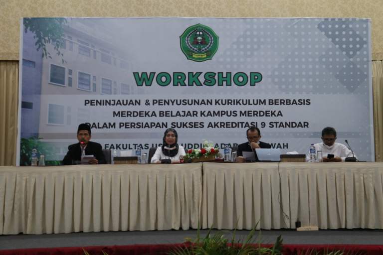 Dalam Rangka Persiapan Akreditasi 9 Standar Fakultas Ushuluddin, Adab dan Dakwah Gelar Workshop Peninjauan dan Penyusunan KBMB